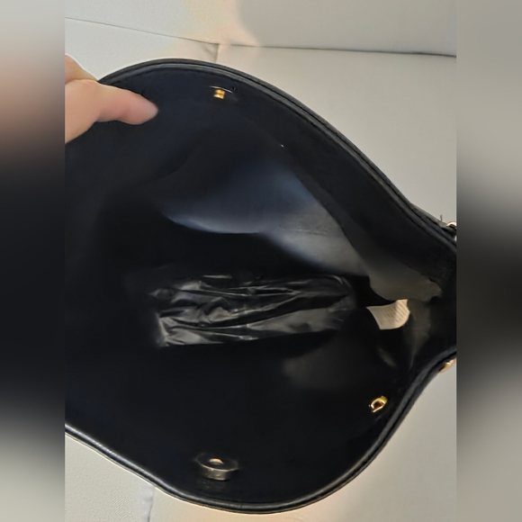 Black & Gold Studded Women's Bag - Picture 4 of 7